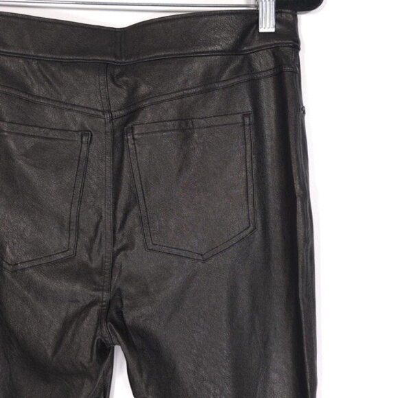 SPANX Women’s Faux Leather Like Ankle Skinny Pants 20282Q Black PETITE LARGE‎ - Picture 13 of 16